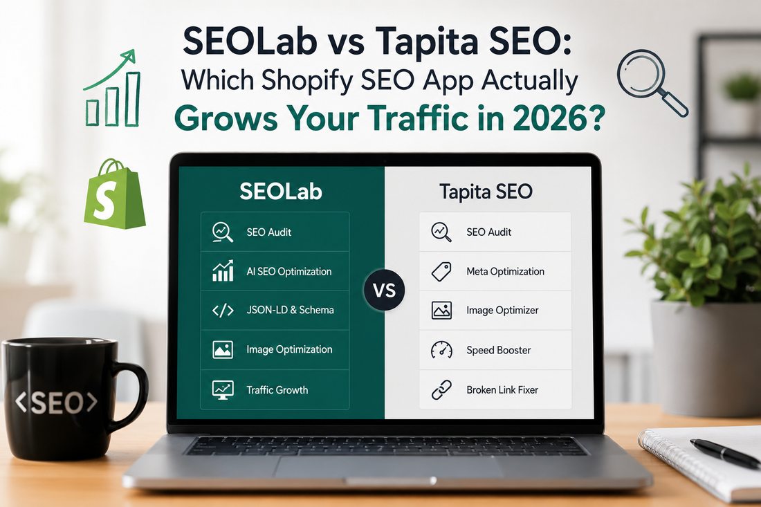 SEOLab vs Tapita SEO: Which Shopify SEO App Is Better in 2026?
