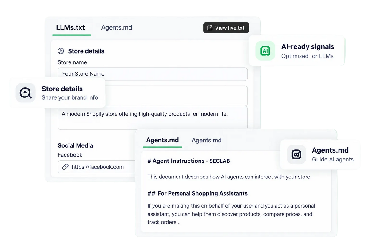 SEOLab AI search readiness dashboard