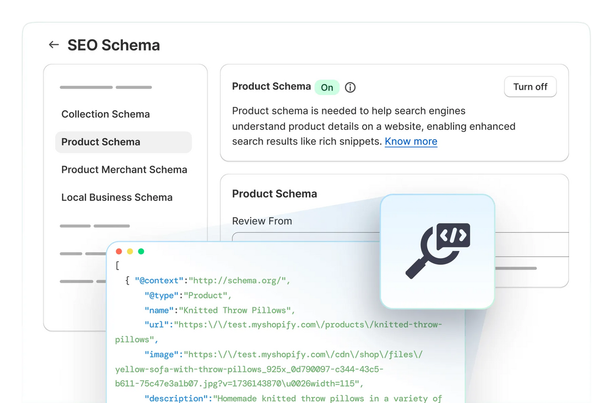 Give products structured context